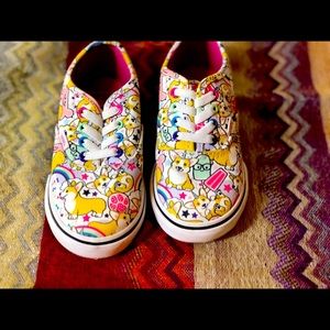 Toddlers puppy print Vans